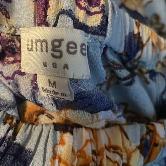 UMGEE Off The Shoulder Floral Print Top - Size Medium - Picture 4 of 5
